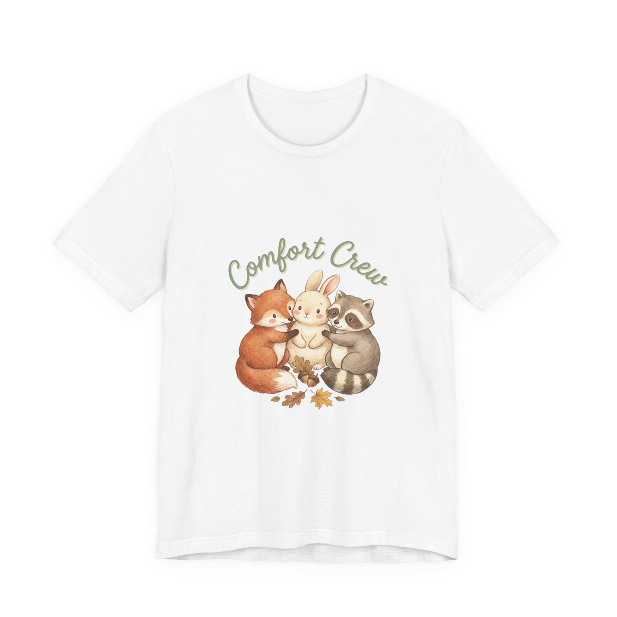 Cozy Winter Forest Critters Tee | cute animal illustration, cozy critter art