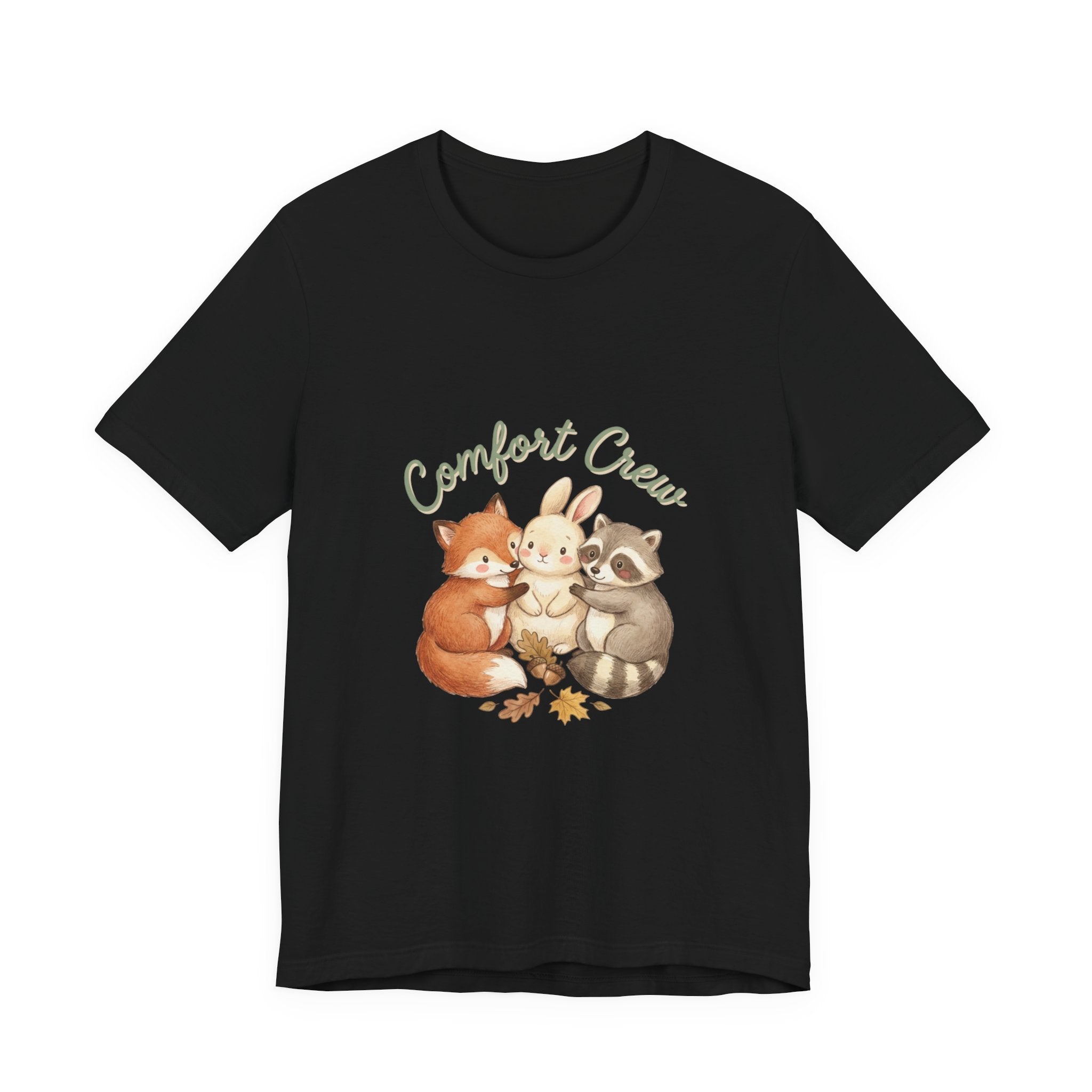 Cozy Winter Forest Critters Tee | cute animal illustration, cozy critter art