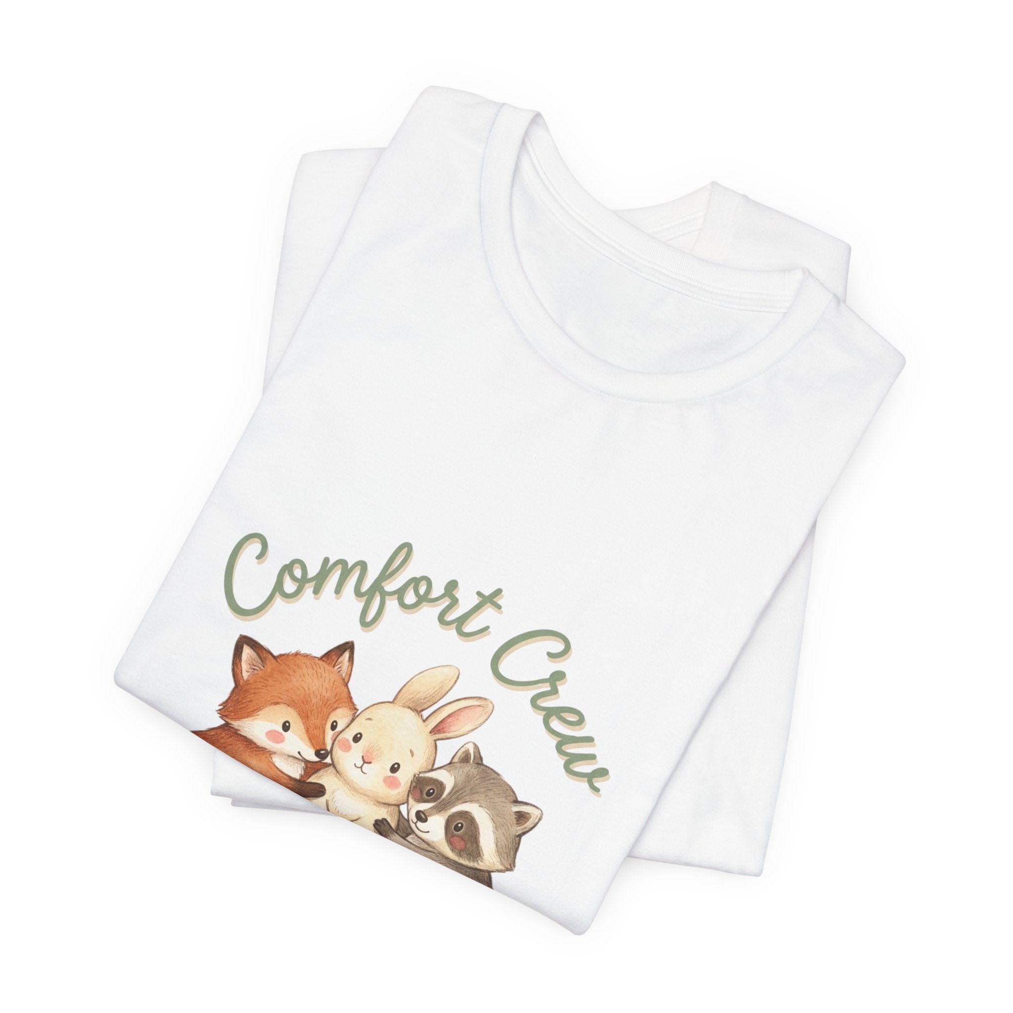 Cozy Winter Forest Critters Tee | cute animal illustration, cozy critter art