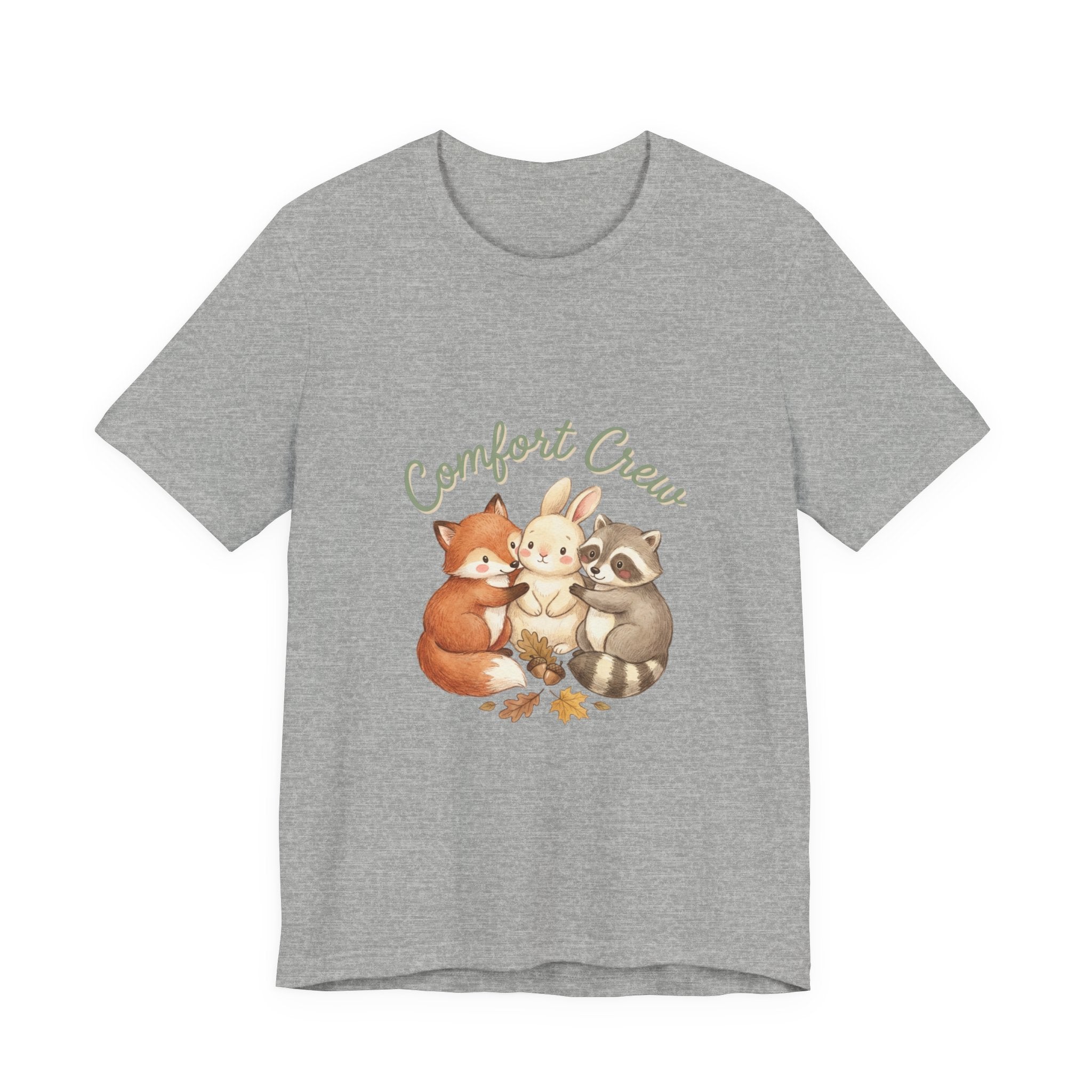 Cozy Winter Forest Critters Tee | cute animal illustration, cozy critter art